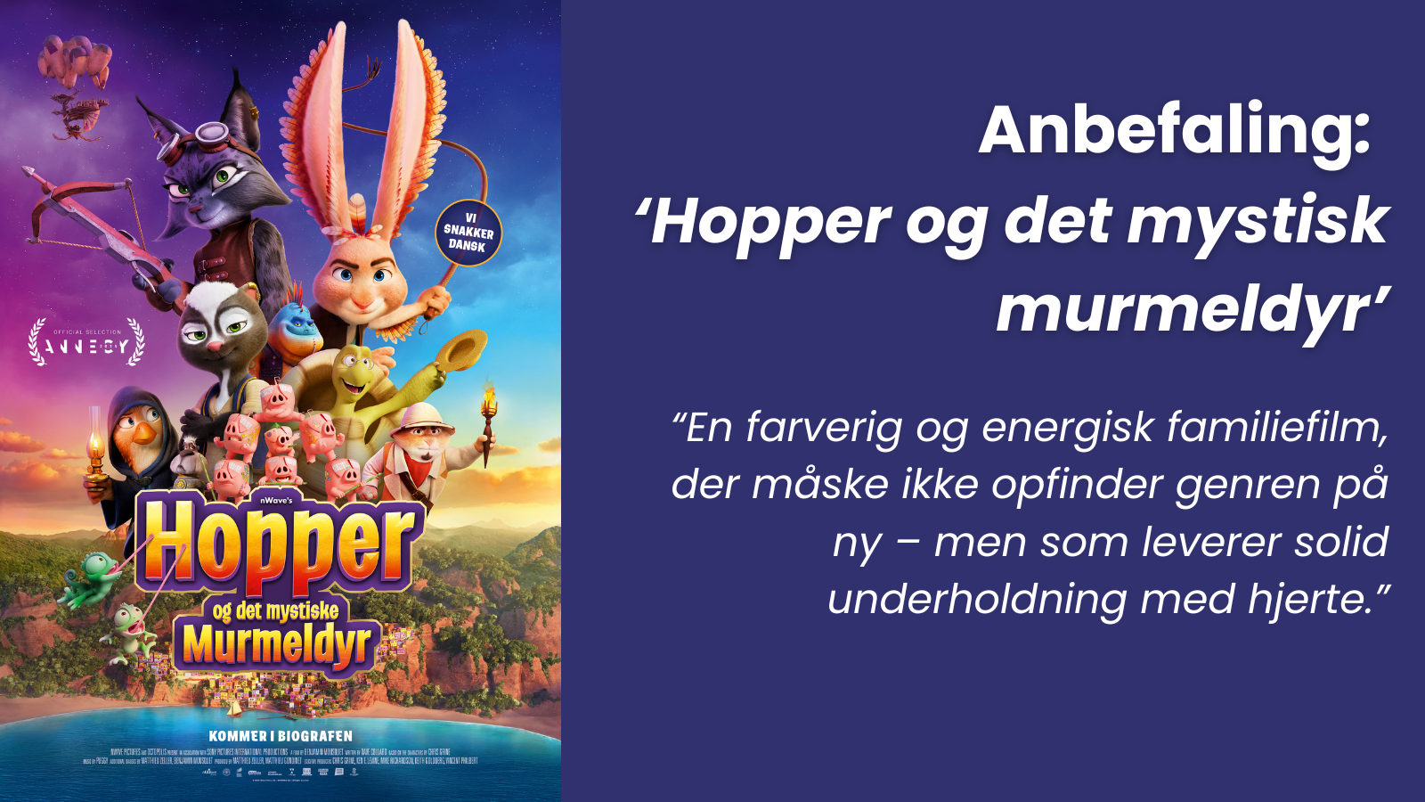 Anbefaling: Hopper og det mystiske murmeldyr