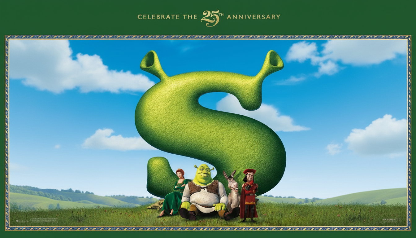 shrek 25 banner